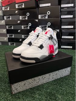 Jordan 4 White Cement Men’s Size: 7.5, 9.5, 10.5, 11,