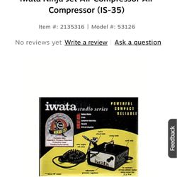 I’m Ways Ninja Jet Air Compressor 