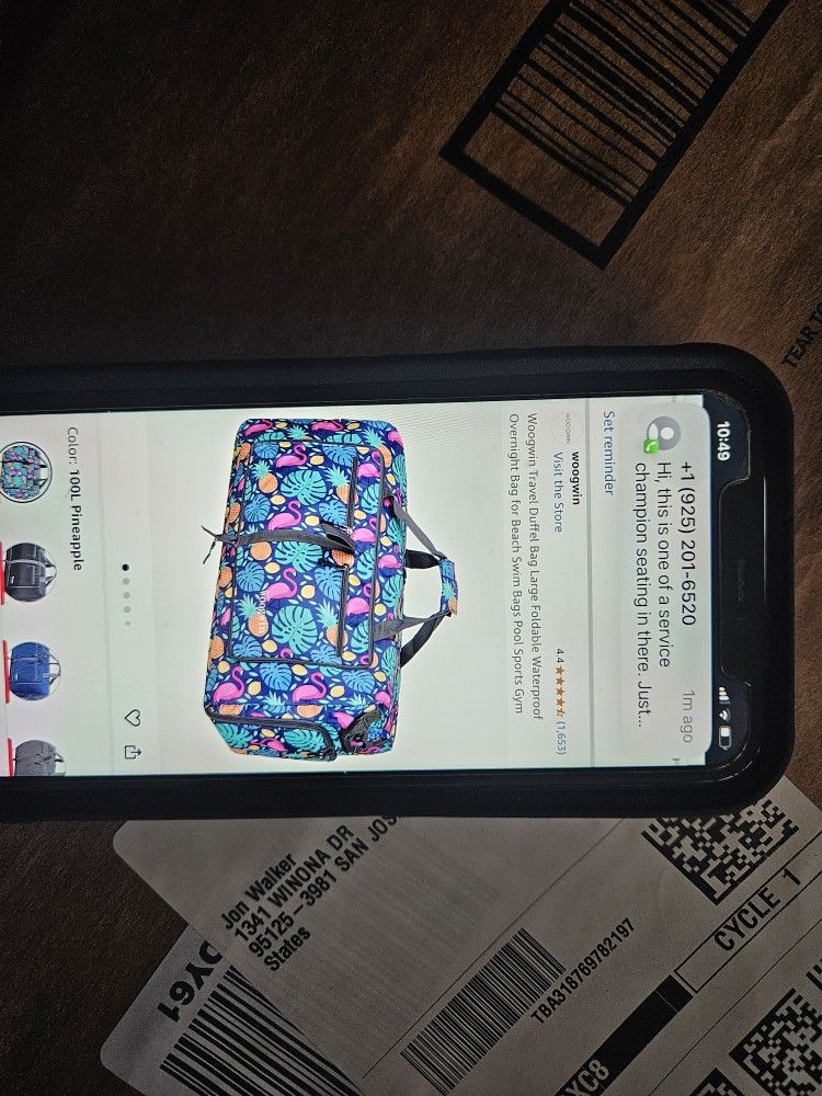 Duffle Bag 13×17