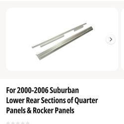 Lower rear quarter panels for 2000-2006 Chevy suburban Yukon xl