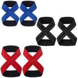 Soulchen 3 Pairs Gymnastics Bar Swing Straps for Beginners & Athletes Wrist Support, 3 Differ Size, Prevent Injury and Flyaway, Adjustable Safe Hand G