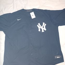 Brand New Never Used Blue Yankee Jersey Size 3x