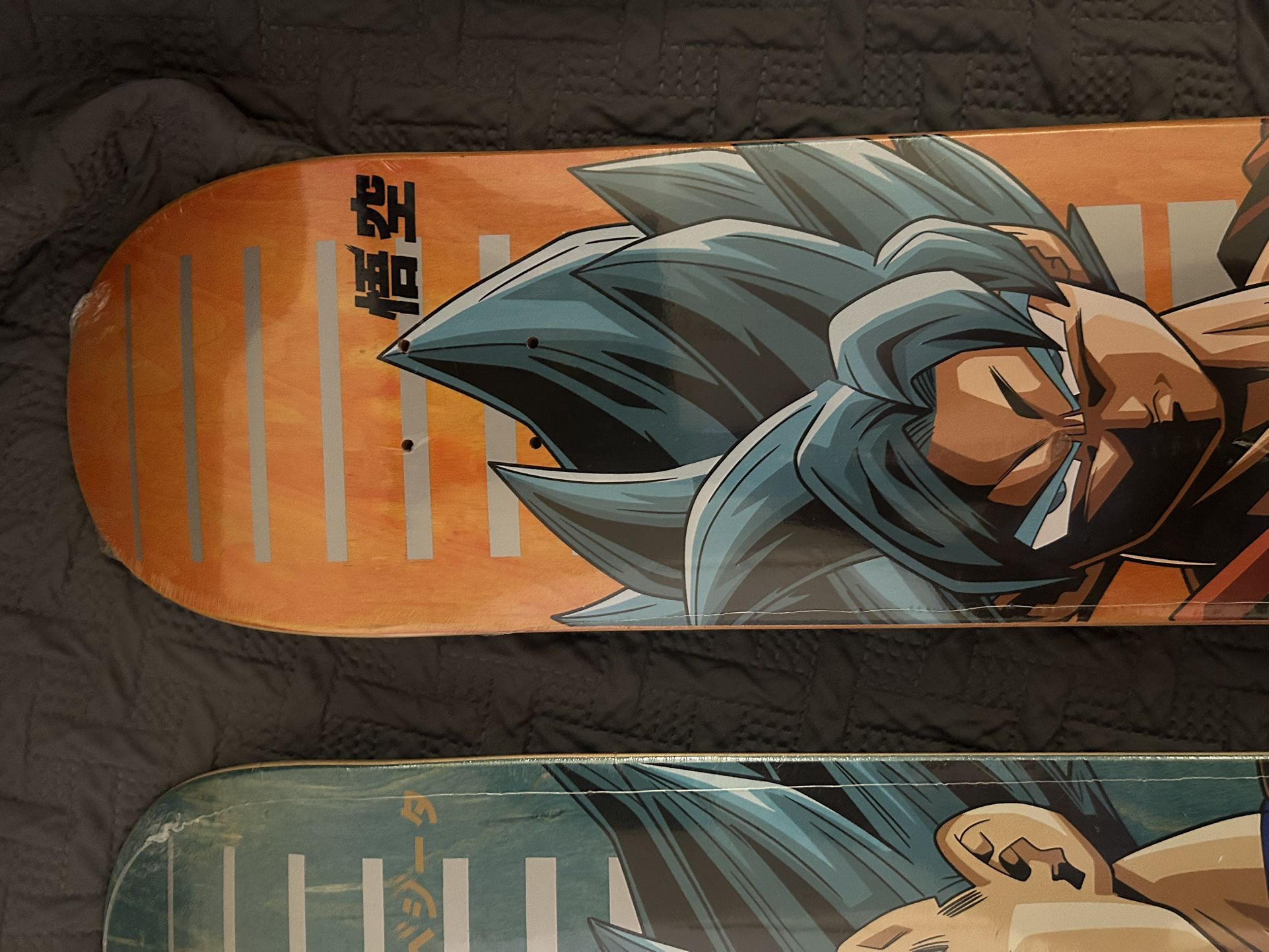 Dragon Ball Super Vegeta & Goku SSB Skateboard Deck 8.25 & 8.00