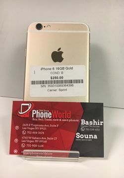 iPhone 6 16GB Gold Sprint