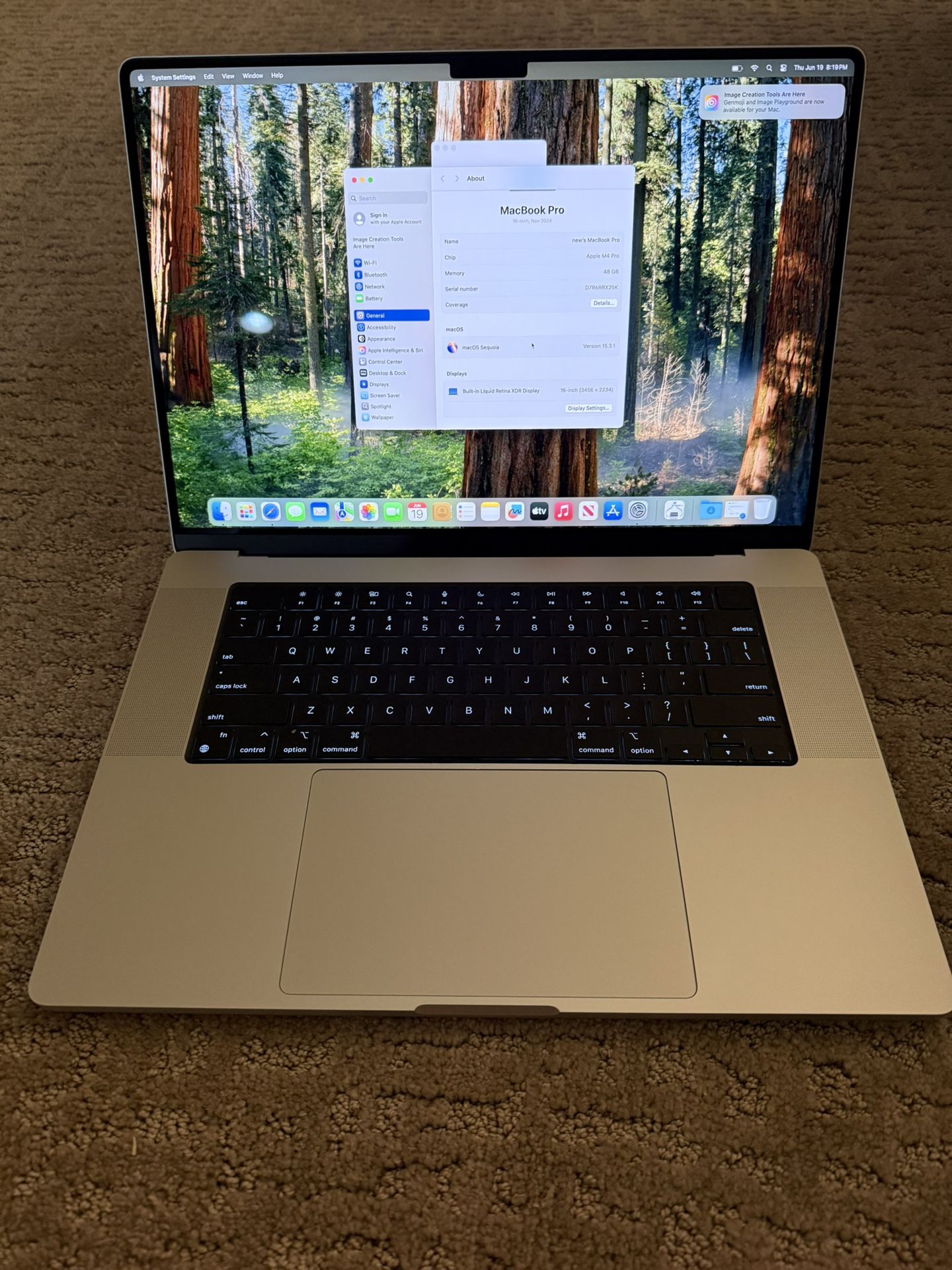 NEW RARE Custom order Apple MacBook Pro 16” M4 Pro 24gb Ram 1TB W AppleCare + Eligible