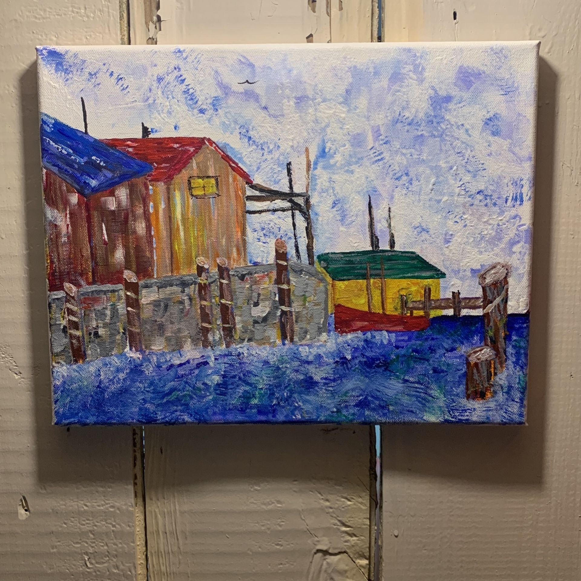 11”x14” Original Acrylic On Canvas Painting