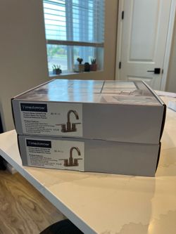 (2) Brand New - Time Arrow Bathroom Faucets