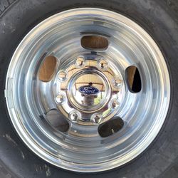 New 17" Oem 2026 Ford F350 Dually Rims With Tires LT245/75/17