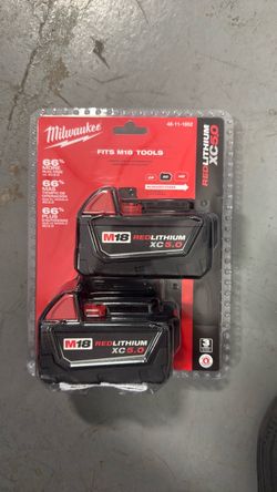 Milwaukee M18 RedLithium XC5.0 Battery 2-Pack