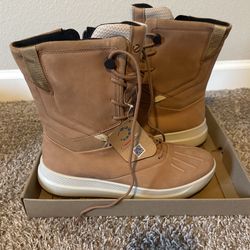 Ecco Leather Boots US Size 9.5 Or Euro Size 40 