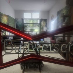 Antique Neon Budweiser Sign