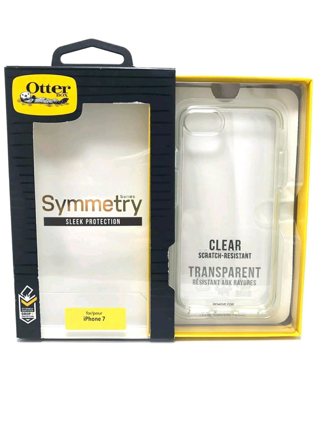 New OTTERBOX Symmetry Series Fitted Case for Apple iPhone 6/ 6s/ 7/8 Clear Sleek Cover