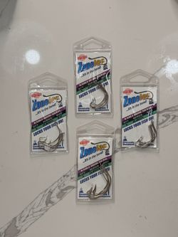 Zoneloc Kahle Hook Nickel Fishing Hooks – 4 Packs