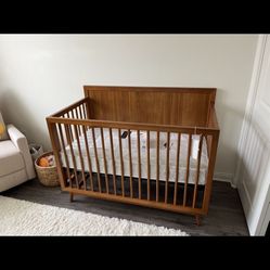 West Elm baby CRIB Transforms To toddler Bed 