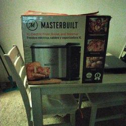 BRAND NEW MASTER BUILT 10LITER FRYER, BOILER AND STEAMER
