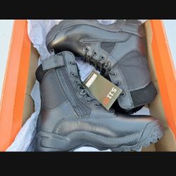 7.5 Regular 5.11 12001 ATAC 8" side zip black Tactical Military Work Boot.
