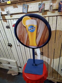 Double Sided Blue Moon Sign 