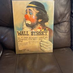 Vintage Decoupage Clown Art 