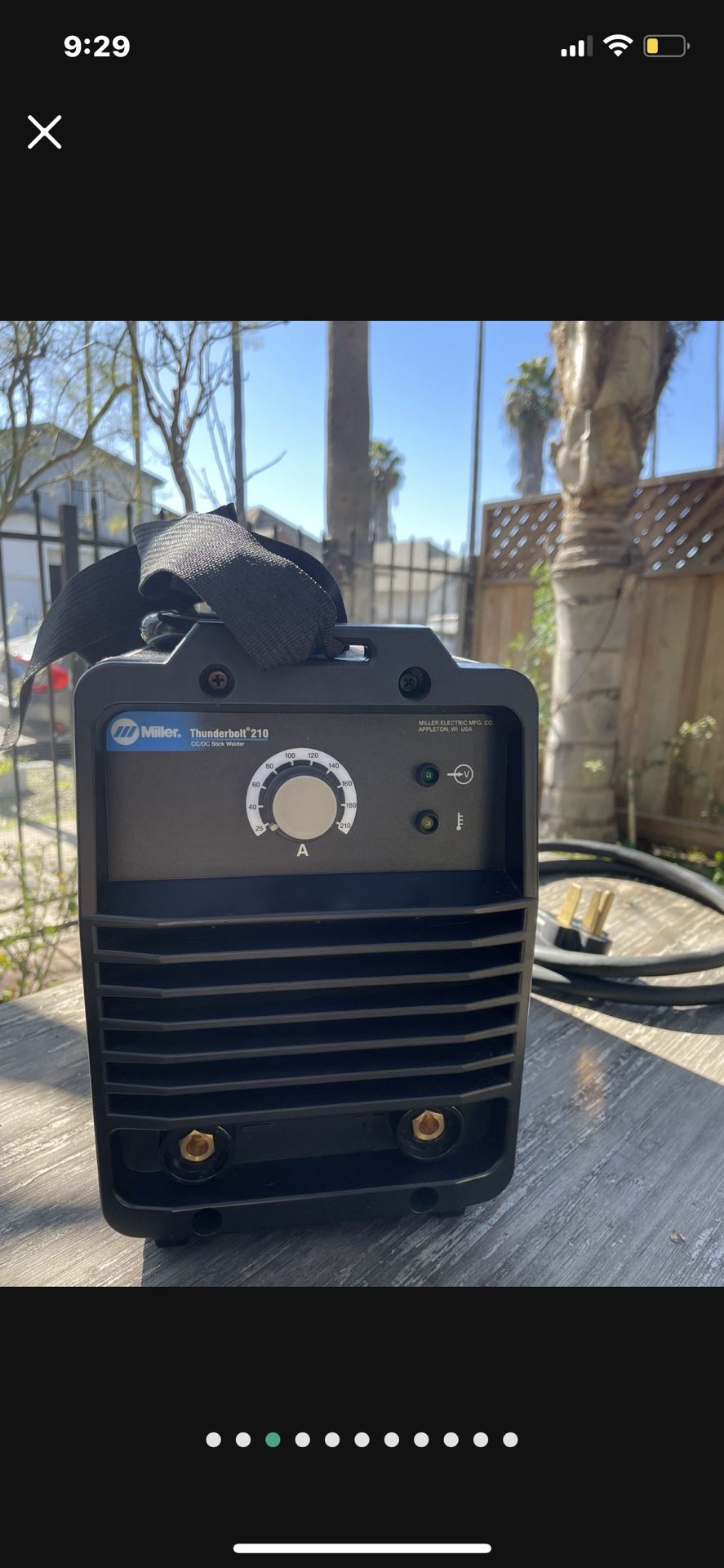 Miller Thunderbolt 210 DC Stick Welder- 907722 for Sale in Los Angeles