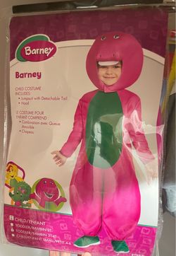 Barney toddler costume
