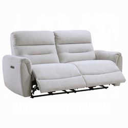 New Power Motion Sofa Recliner, Free Delivery ✅ Modern Beige Sofa Recliner, Power Motion Sofa 