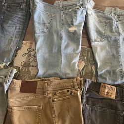 Pantalones Hollister Size 30 /30  30 /32 Lucky Brand Joggers Kenneth Cole Reaction Buenas Condiciónes 