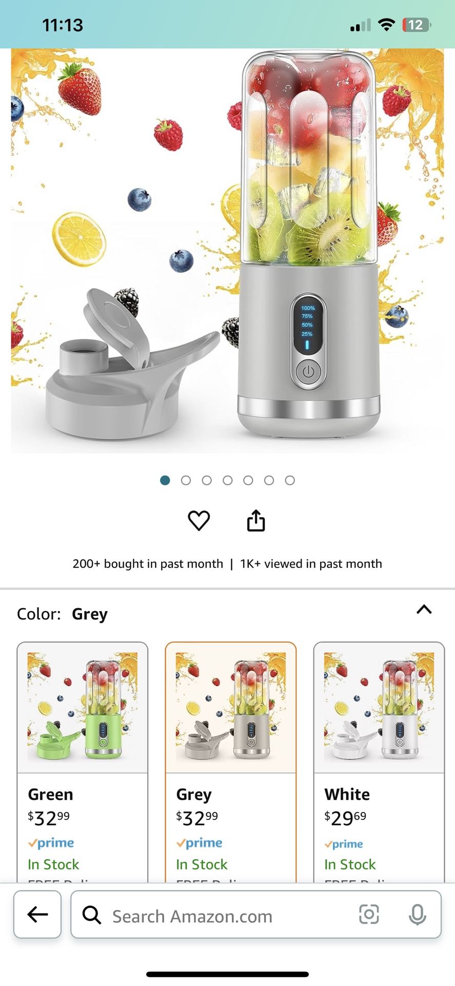 Pending - neza Portable Blender, USB C Rechargeable