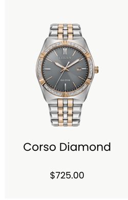 Corso Diamond Citizen Watch