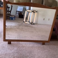Wood Frame Mirror - Great Condition 