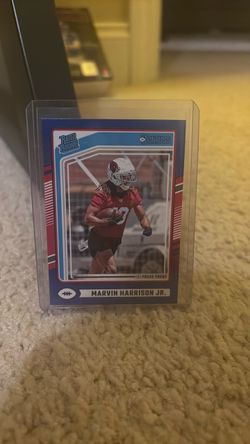 2024 Panini Donruss - Rated Rookie Marvin Harrison Jr. #393 Blue Press Proof