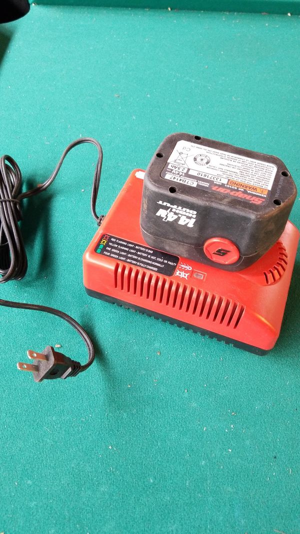 Snap on 14.4v Charger and Battery Only for Sale in Stockton, CA OfferUp