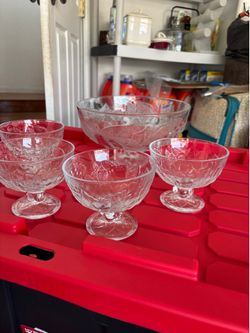 Crystal dessert Bowls