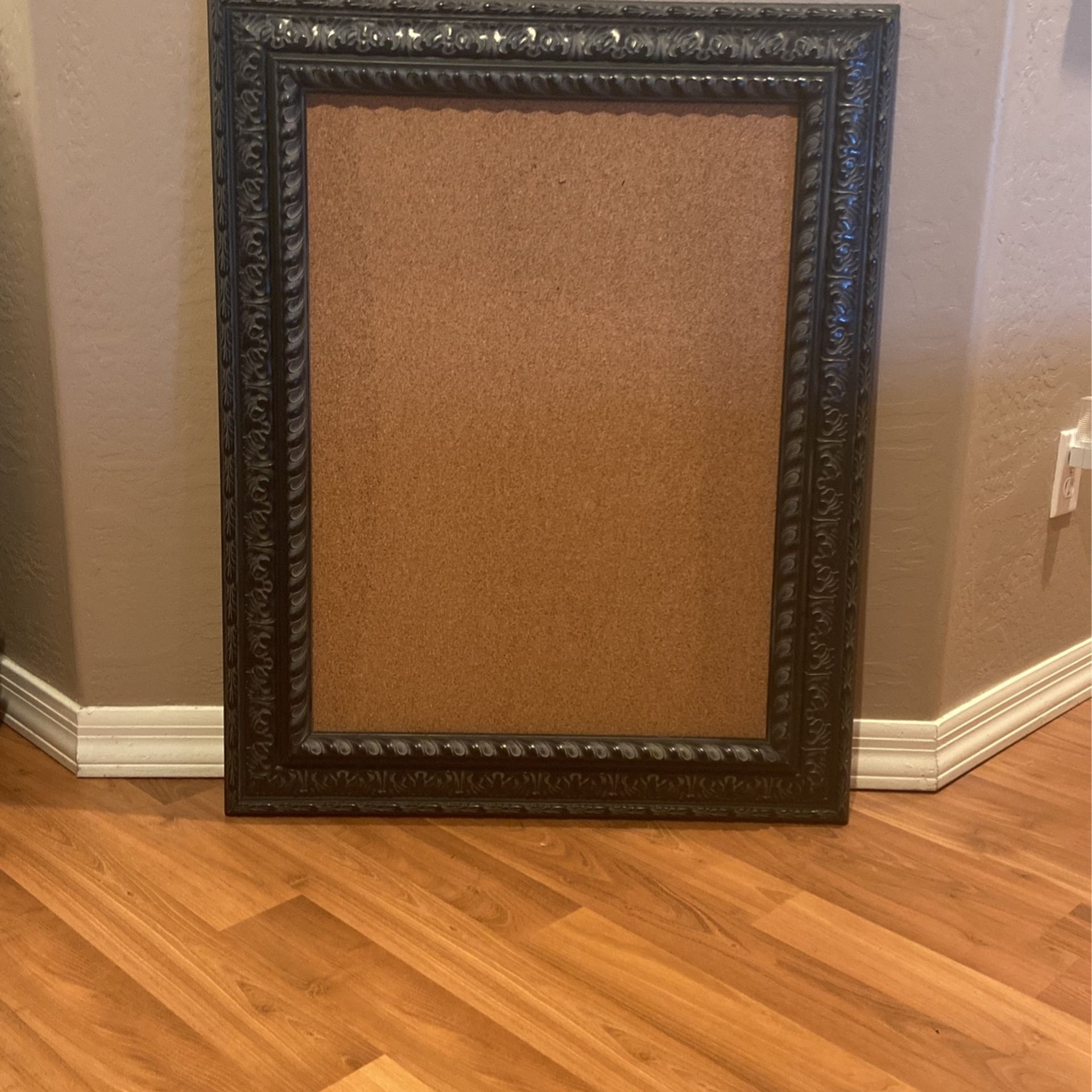 Hobby Lobby Large Black Framed Office Cork Board Wall Art
