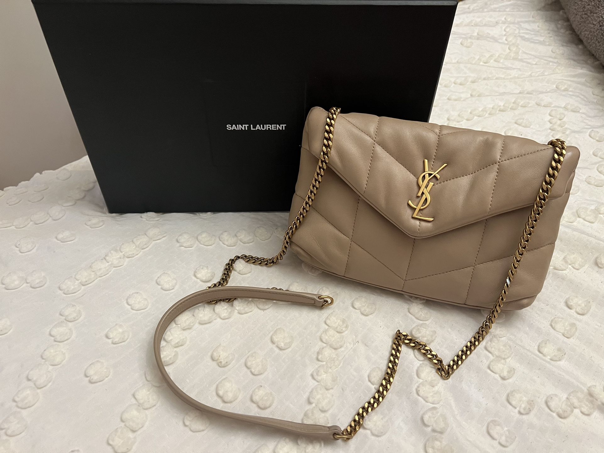 YSL Mini Bag Dark Beige for Sale in Fresno, CA - OfferUp