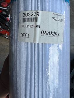 Watkins Hot Tub Filter 50SF AHS #303279