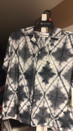 No Boundaries Rayon Shirt with Short Sleeves, Men