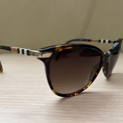 Burberry Sunglasses Used Once, Excellent Condition 