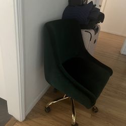 Chair  - Green Velvet 