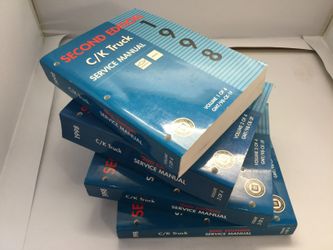 1998 GMC C/K 1500 Workshop / Service Manual Second Ed. 98 Work Shop