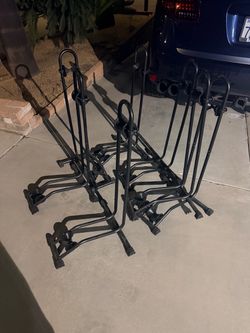 Standing bike rack
