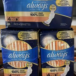 Always Pads/Liners (Female Hygiene) Bundle