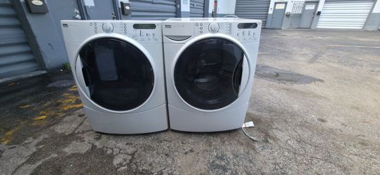 Whirlpool Front Load Washer & Dryer Set – Good Condition