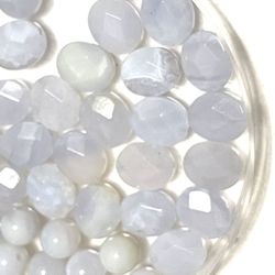 Mixed Lot Of Chalcedony Beads