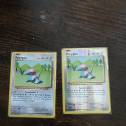 Porygon Pokemon Cards 