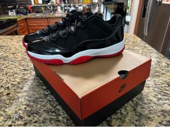 Air Jordan 11 Retro Low Bred 2025 Size 12 Brand New FV5104-006 Black Red