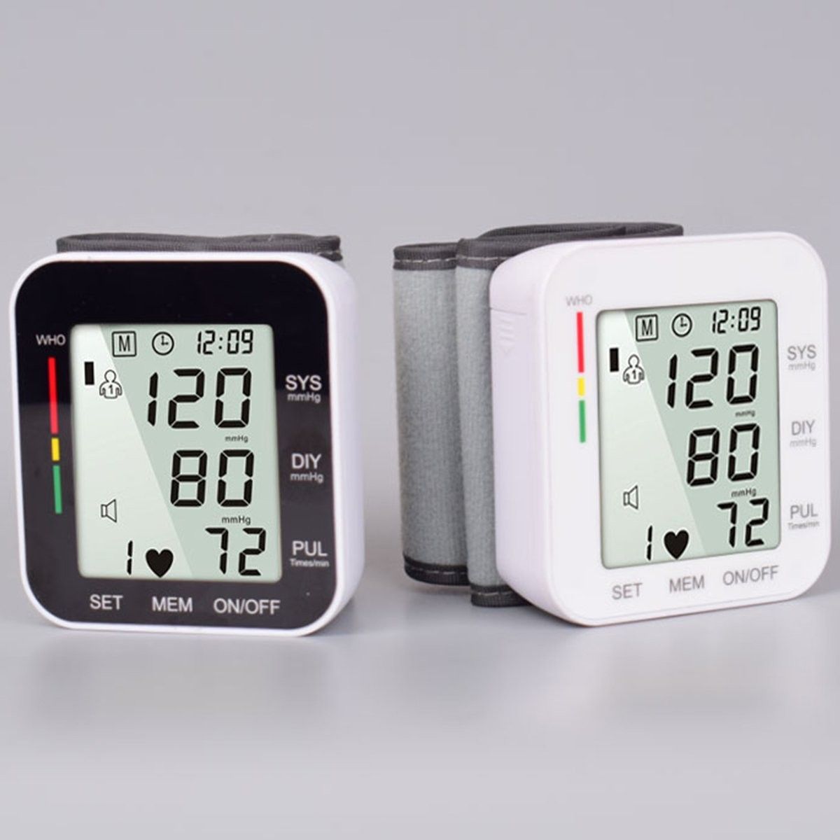 Blood Pressure Monitor Wrist Digital Electric Pulse Tonometer Meter Health Care Portable Sphygmomanometer Sunshine Crackers