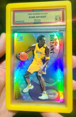 99 Kobe Bryant eX refractor 9.5 stunning card