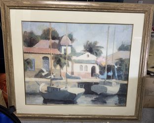 La Brava By William Buffet 42x32 Framed
