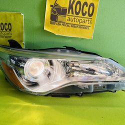 2015 2016 2017 TOYOTA CAMRY HALOGEN HEADLIGHT RIGHT PASSENGER SIDE DEPO TESTED.