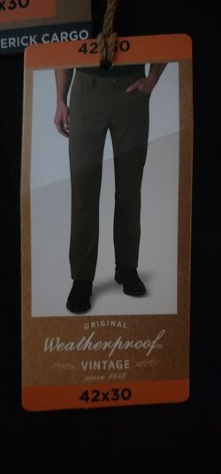 Men's 42x30 Weatherproof Maverick Cargo Pants - Black 